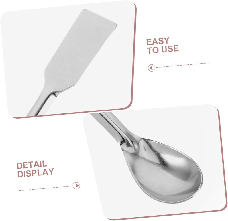 DOITOOL Handle Lab Spoon Stainless Scoop for Graphite Crucible Cleaning Ergonomic Design for Safe Chemical Additive Transfer Laboratory Use - Image 2
